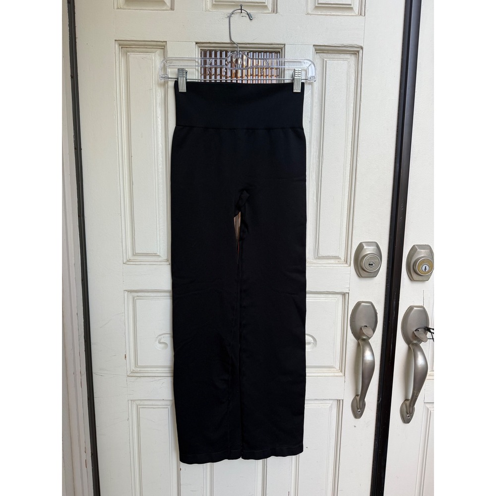 OQQ Black Seamless High Waist Leggings Women's Size Small